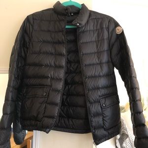 moncler lans jacket black